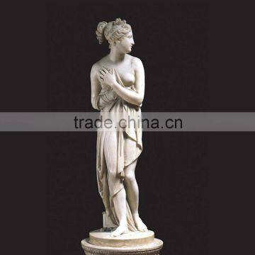 Garden Decor Marble Nude Woman Statue