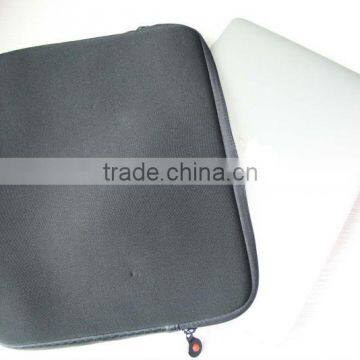 Grey waterproof neoprene 12.5" 15.5" laptop sleeve