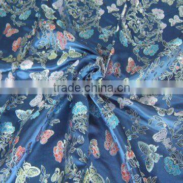 Chinese brocade with flower pattern