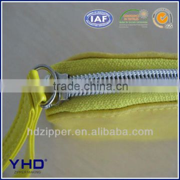 5# silver teeth nylon zipper