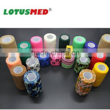 Medical Colored Non woven Cohesive Elastic Bandage