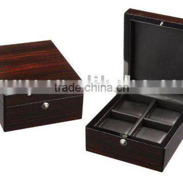 Luxury Ebony Wooden Watch Box