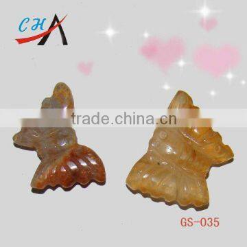 wholesale gemstone butterfly carving