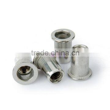 Countersunk Head Knurled Body Rivet Nuts m4