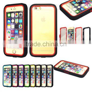 New Products Transparent Hybrid Case,hybrid Phone Case,Hybrid Case Cover for Apple Iphone 6 6S Plus