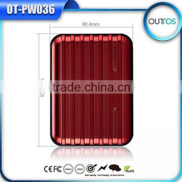Fashion 2015 Mobile Accessories Universal Power Bank 8800mah with Dual Usb