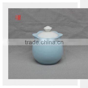 250ml Glaze Decorated Sugar Pot without Handle