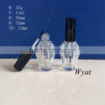 wholesale 10ml empty nail polish glass bottles with brush cap