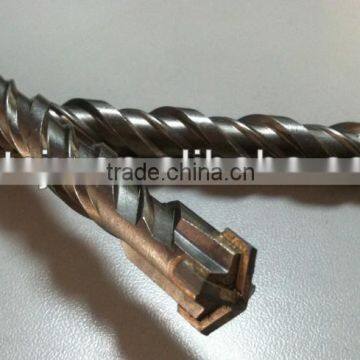 Power Tools 16*350mm Cross Tip Double Flute SDS Plus Hammer Drill Bits For Wall Drilling