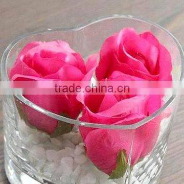 Hot Sale High Quality Wholesale Heart Shape Glass Vases Supplier's Choice