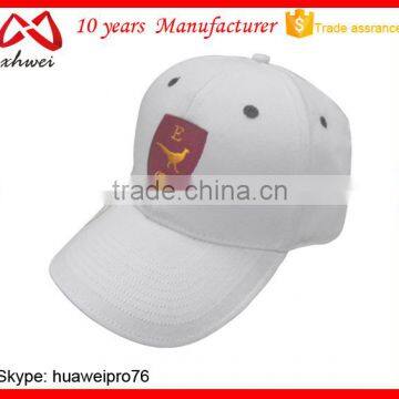 Bulk Structure White Embroidered Pattern Hard Golf Cap