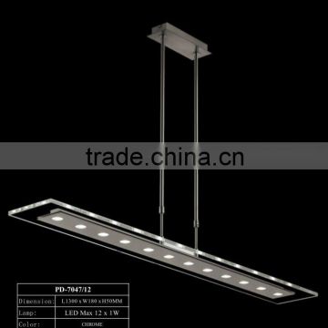 2012 LED glass pendant lamp PD-7047-12