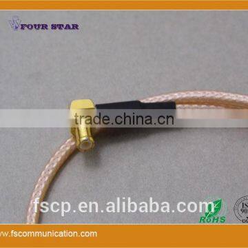 RG316 Cable Assembly with MCX Male Right Angle Connector At One Side