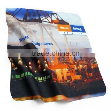 Microfiber lens cloth in pouch