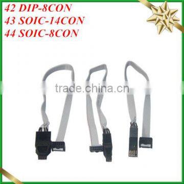 Set of NO. 42 Cable EEPROM DIP-8CON NO. 43 Cable EEPROM SOIC-14CON NO.44 Cable EEPROM SOIC-8CON for Jan Version Tacho Pro
