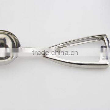 Stainless steel ice cream tongs