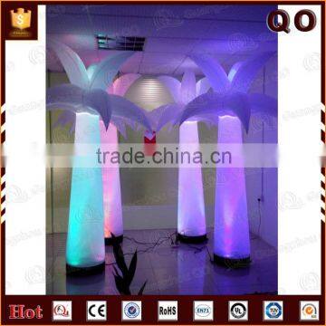 Attractive lighting shape custom trade show decoration inflatable tube