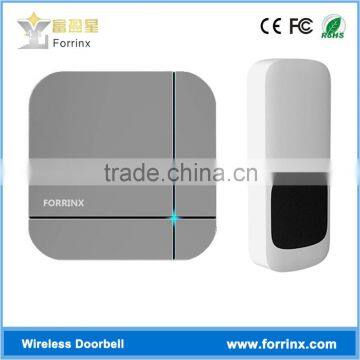 Auto-learning Code Forrinx B11 Wireless Doorbell with 2 Chimes 2 Buttons for Multi Family