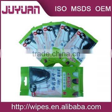 Market New Products Leather Shoe Cleaning Wet Wipes/Shoe Polish Wet Wipe