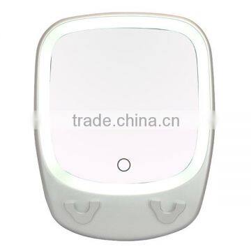 Stick on Wall Fogless Shower Mirror Shaving Mirror , 3x Magnifying Lighted Bathroom Wall Mirror photo-3