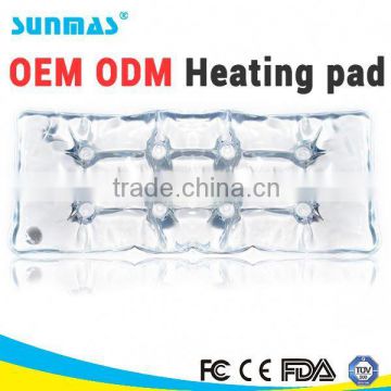 Sunmas OEM ODM Magic Reusable Heating pad FDA CE steam heating pad