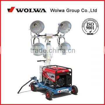 hot sale mobile light tower with gas engine lamp 1000w*4 GNZM-1000B