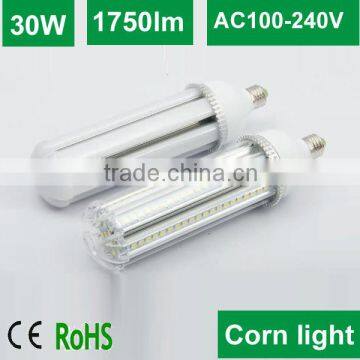 led corn light 30w led bulb B22 warm white AC100-240V