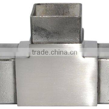Handrail Crossbar Stainless Steel 40*40mm 4 Way Pipe Square Tube Connectors