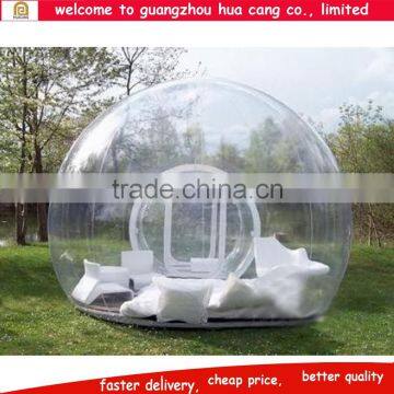 2016 PVC Camping Outdoor Inflatable Transparent Clear Air Dome Tent From HUACANG photo-3