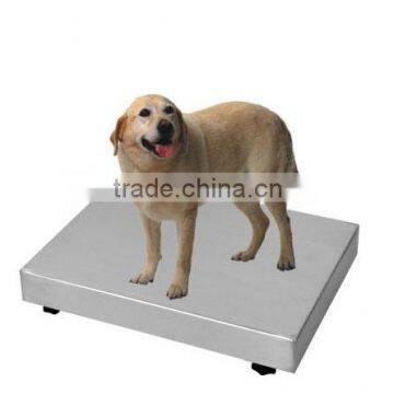 Pet scale/ veterinary scale,AMM5090, with rubber mat, stainless steel/epoxy painted steel construction available, 6000 divisions