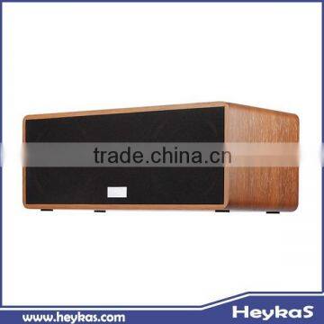 Wireless Multi-function Wooden HiFi Stereo DlAN WiFi Airplay Speaker photo-3