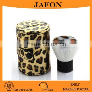 MAKE-UP FOR YOU leopard grain synthetic hair kabuki brush with case