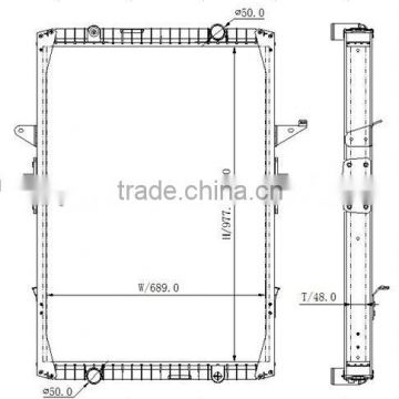 High quality Renault truck Renault parts radiator