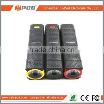 promotional cheap price power bank with led torch 18650 battery