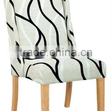 upholstery fabric wooden dining chair (DO-6055)