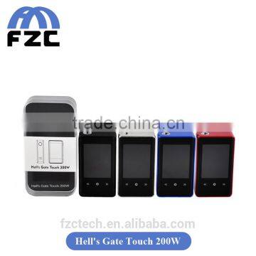 Alibaba china best selling original tc mod hells gate touch 200w mod