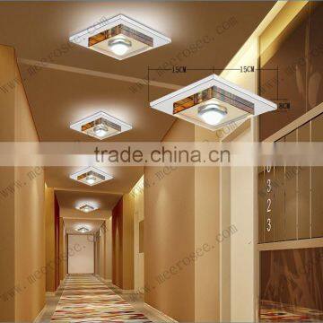 Modern LED Ceiling Light Fixture Crystal Ceiling Lamp for Hallway Corridor Fast Shipping