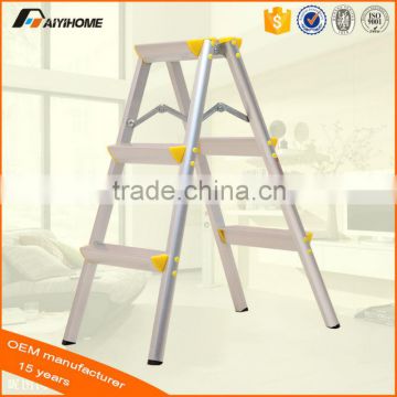 Top seller two side folding household 3 step ladder