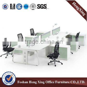 Modern office partition modular workstation with metal legs HX-PT003