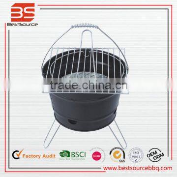 Mini Triangle Portable Charcoal BBQ Grill With Retractable Height