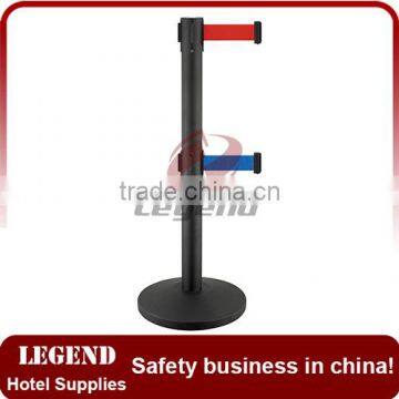 Safety Double Belt Pole 201 Pole Bank Crowd Control Barrier Stand photo-6