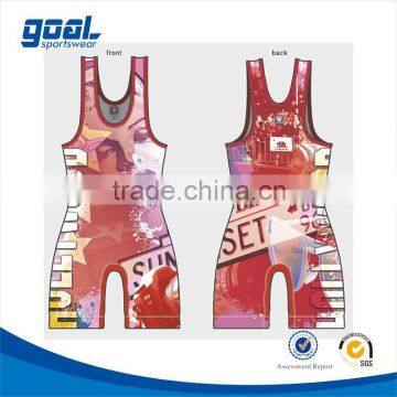 Cool Cheap Wrestling Singlets,sublimation Wrestling Singlet Quality Choice photo-3
