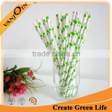 Colourful Paper Straws For Drinking