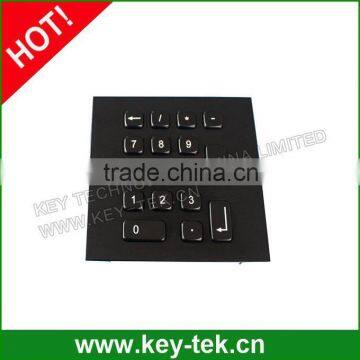 17 Keys Vandalproof Customized Metal Keypad With Electronic Controller