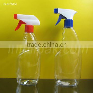 500ml /16oz Clear Trigger Spray Bottle for Floor Cleaner