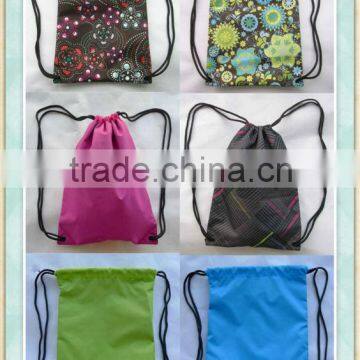 custom printed drawstring shoe bags/drawstring sports bag/drawstring shoe bag