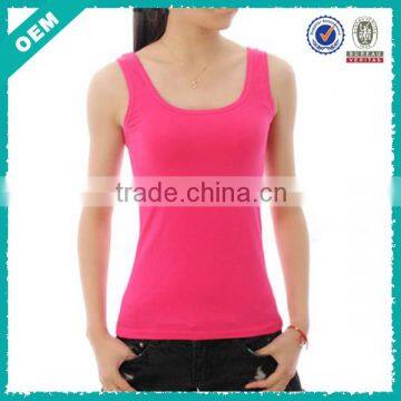 Fine and fairness vest tops , womens plain cotton vest tops , brand new womens tops (lyt03000193)