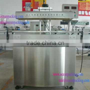 Electromagnetic induction aluminum foil automatic plastic container sealing machine for bottles                        
                                                                                Supplier's Choice