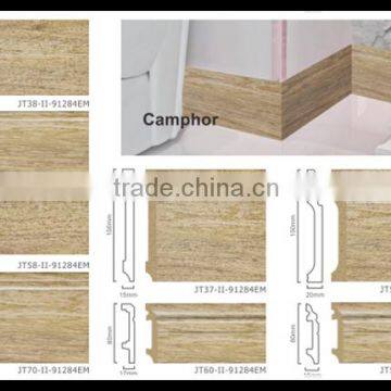 Beige Color Plastic Water Proof Durable Floor PS Polystyrene Baseboard