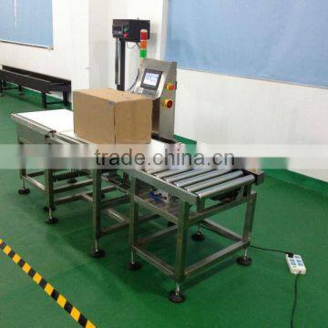 Check Weigher WS-N450 Online Weight Checker and Sorting for big size packing 0086 18939708569